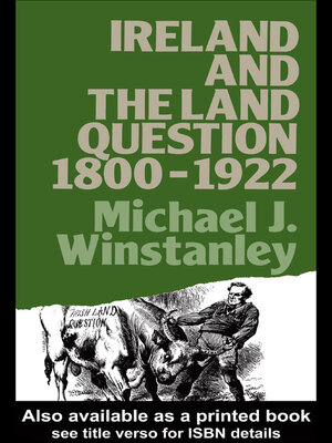 cover image of Ireland and the Land Question 1800-1922